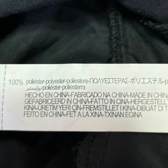 Zara Black Velvet Velour Fringe High Wasited Straight Pencil Wrap Mini Skirt M - Picture 6 of 6